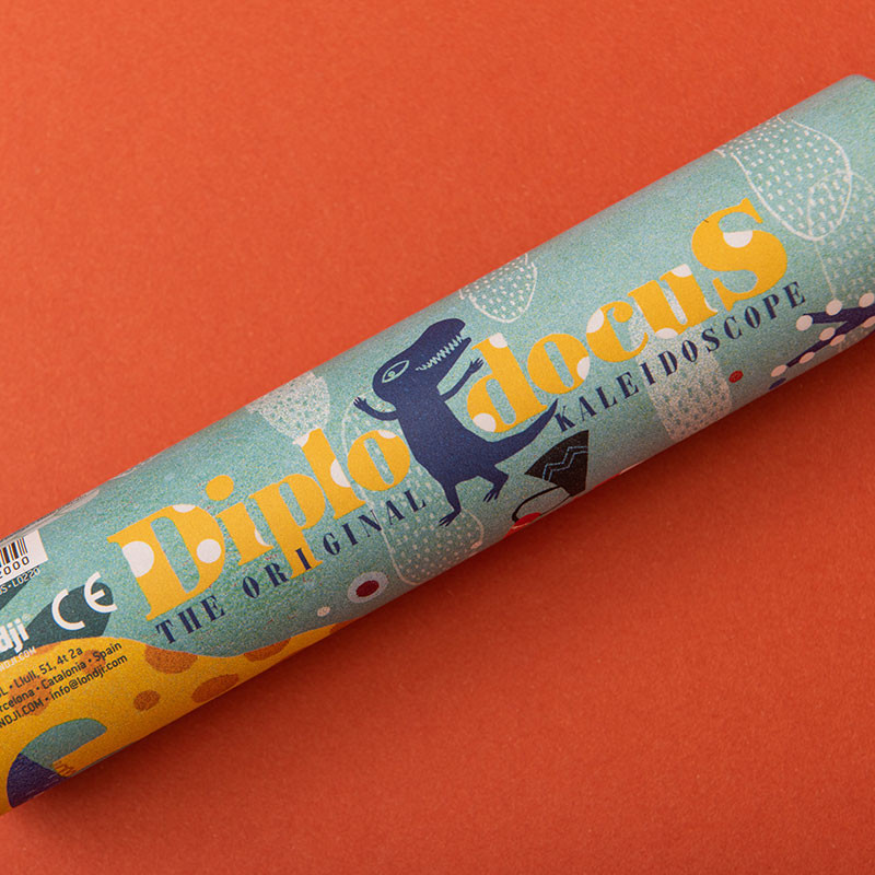 kaléidoscope de dinosaure